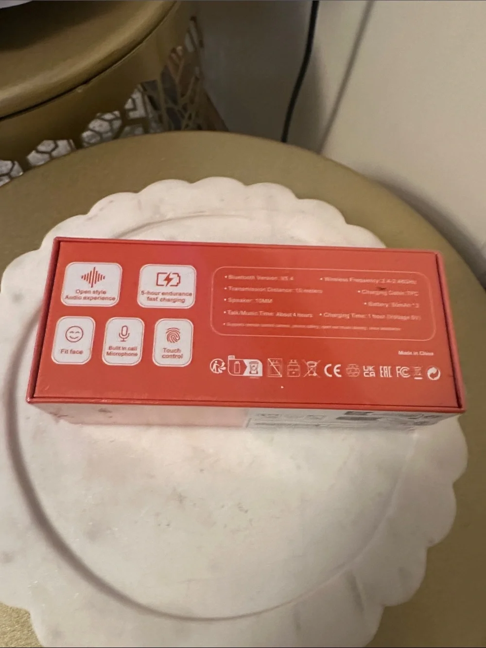 Glasses F20 Smart Glasses - Red